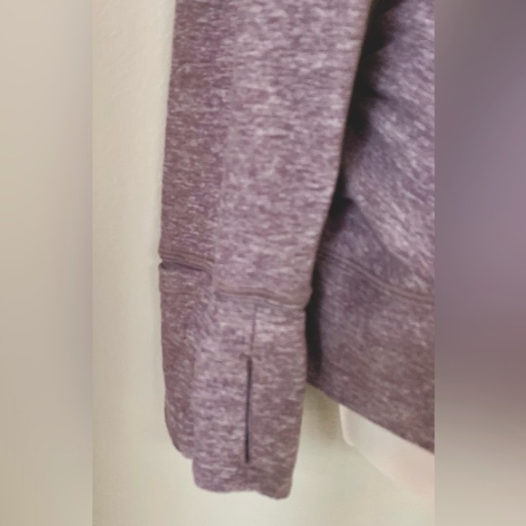 Lululemon Cypress Kiss Partial Zip Fall Ruched Jacket Top Purple Women’s 4 S - Picture 3 of 5